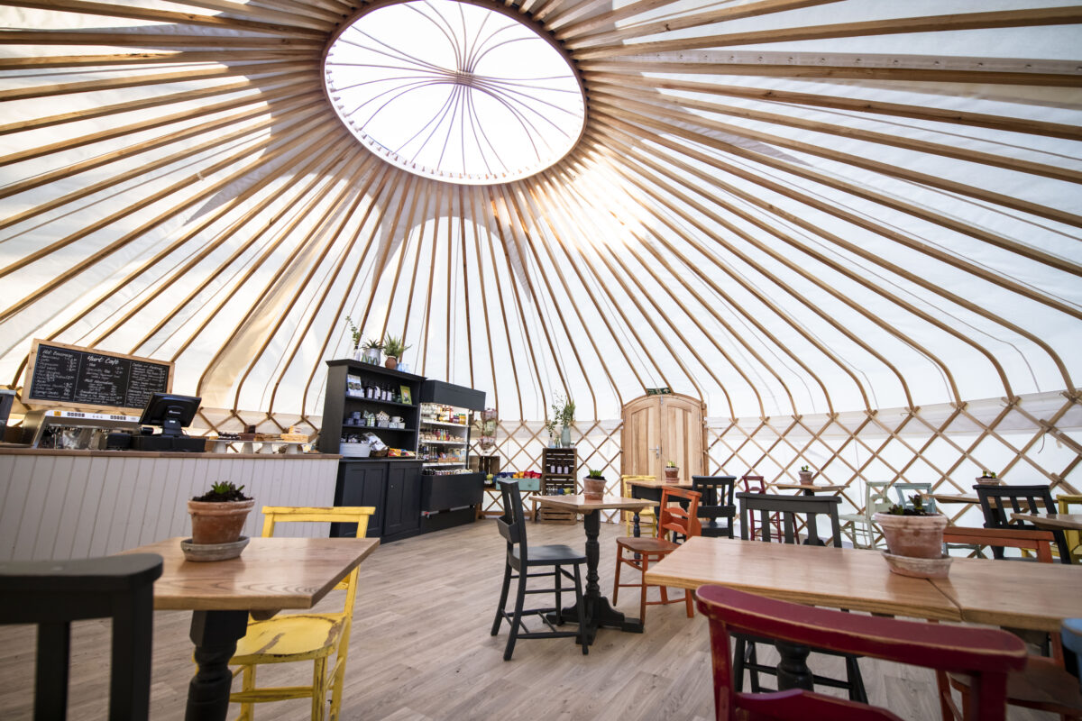 Raby Castle Cafe Yurt