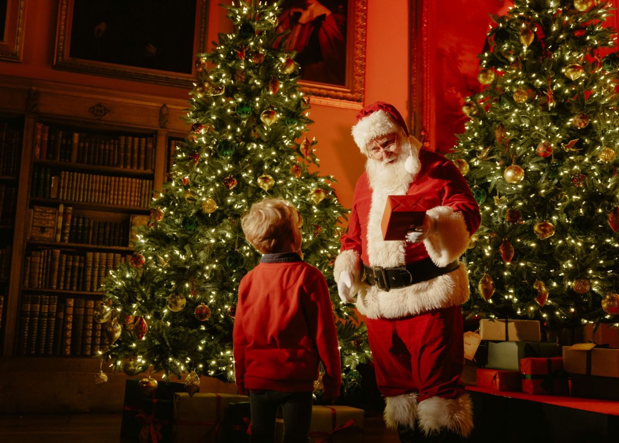 Father Christmas at Raby Castle County Durham