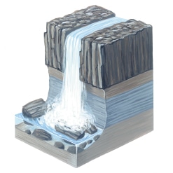 waterfall cross section