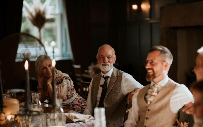 Family time at the small wedding venue High Force Hotel in Upper Teadale County Durham