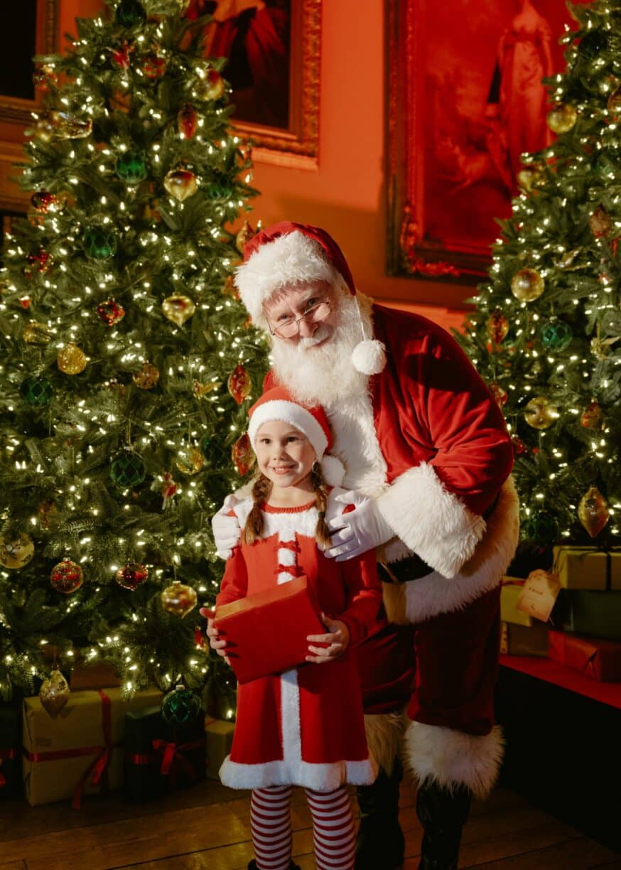 Father Christmas at Raby Castle, County Durham Father Christmas at Raby Castle, County Durham