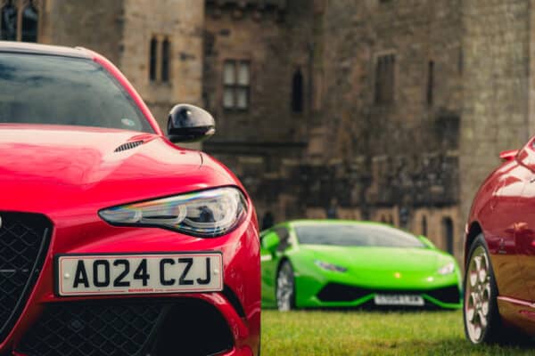 Italian Car Show Raby Castle, County Durham