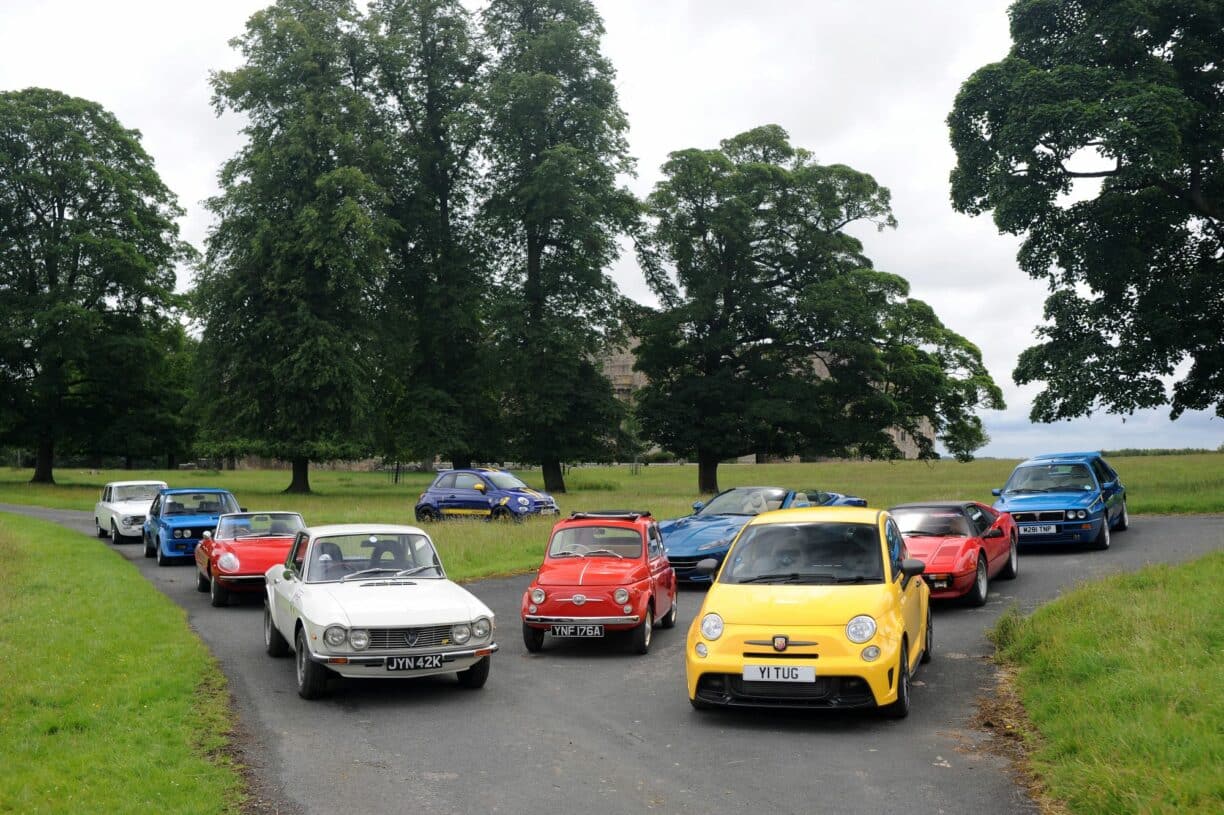 Auto Italia Car Show at Raby Castle, County Durham