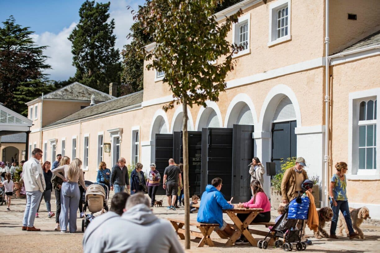 Harvest market at raby castle park and gardens county durham days out craft and food stalls