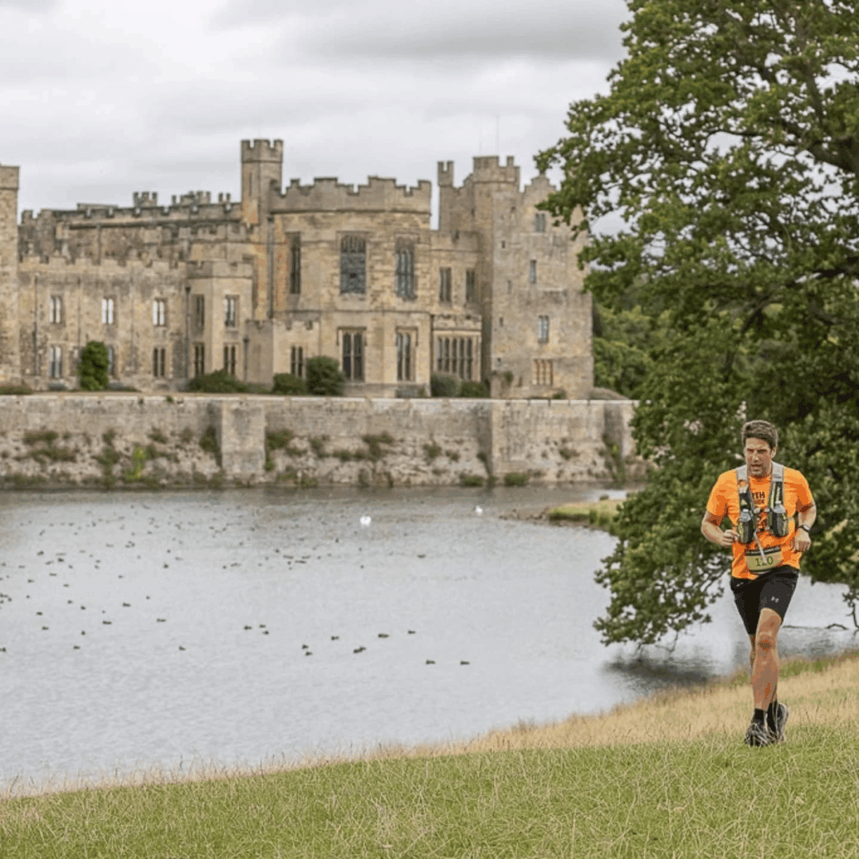 Wild Deer Trail Run at Raby Castle, Park and Gardens, County Durham tees valley