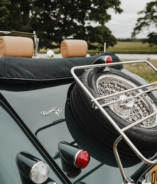 Classic car show at raby castle park and gardens