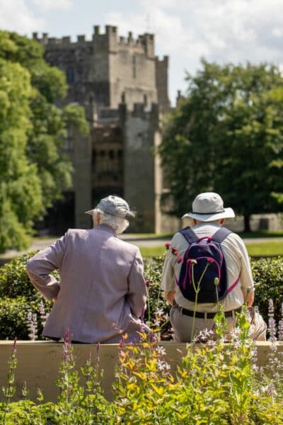 Raby Members enjoying the East Gardens