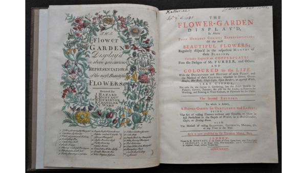 Botany book ‘The Flower Garden Display’