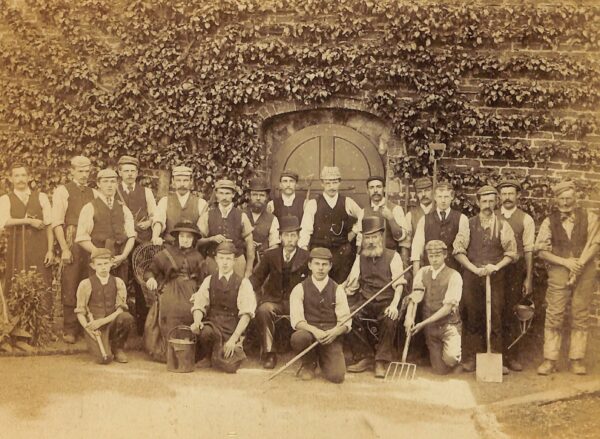 Photograph: James Tullett and his gardening team