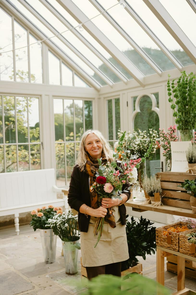 Deborah with Periwinkle Barn, Raby Castle, Park & Gardens