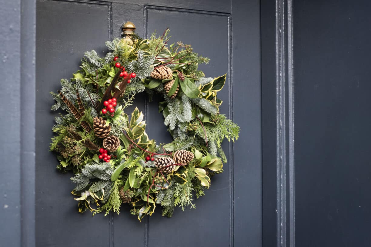 Wreath making workshop at raby castle park and gardens festive activities near me this christmas county durham