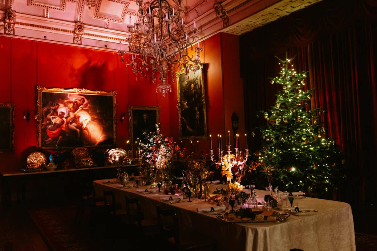 Raby Castle at Christmas festive days out in the north east of england