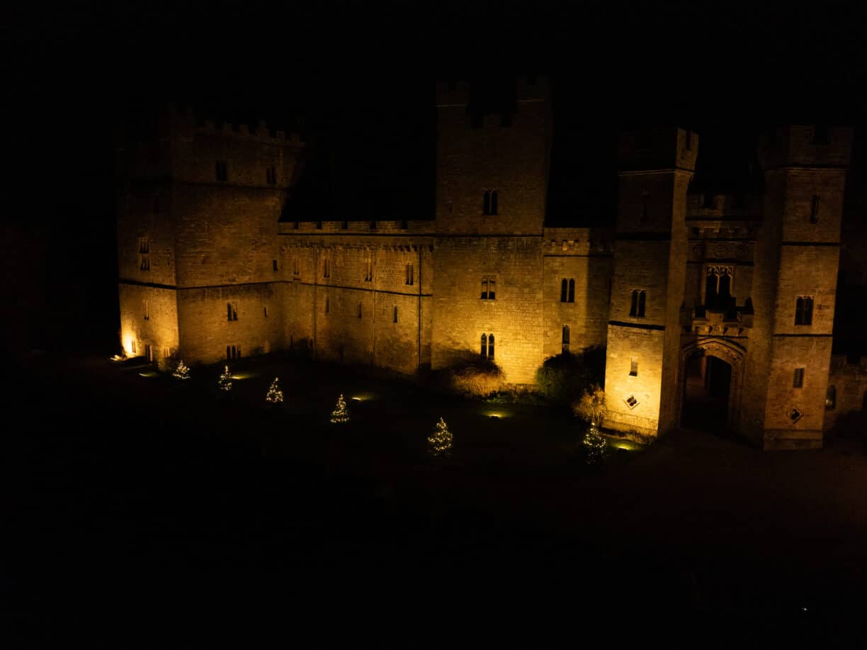Castle Terrace by Torchlight