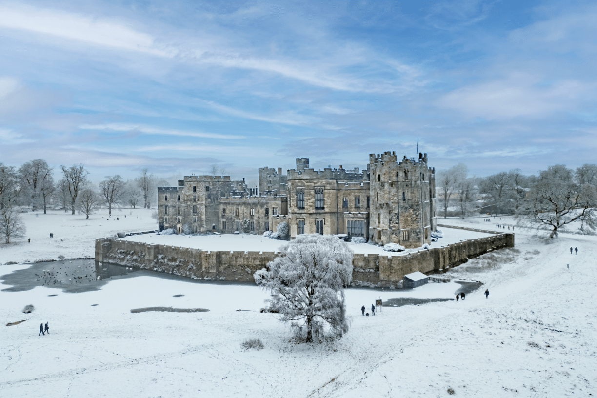 Raby Castle, Park and Gardens in the Snow
