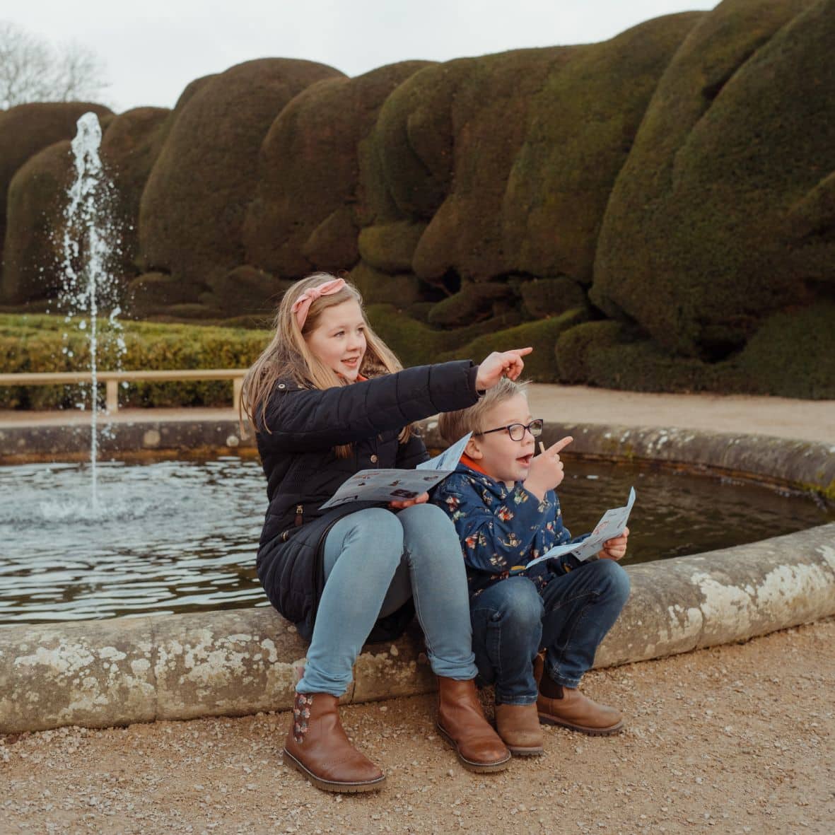 Spring Animals Trail at the Deer Park and Gardens