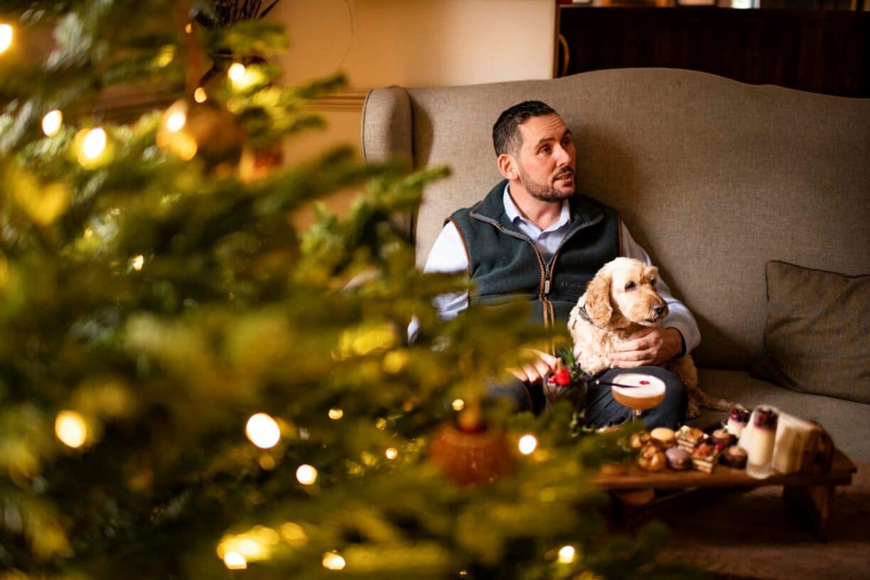 festive afternoon tea at high force hotel and waterfall county durham christmas events