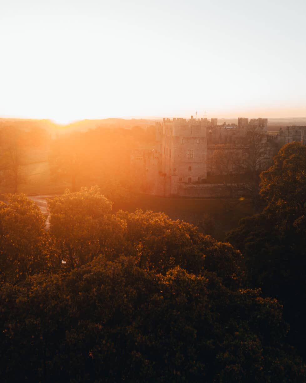 sunset garden photography workshop at raby castle park and gardens with chris parkinson