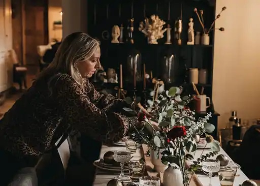 Advent Candle Wreath with Periwinkle Barn, Raby Castle, Park & Gardens