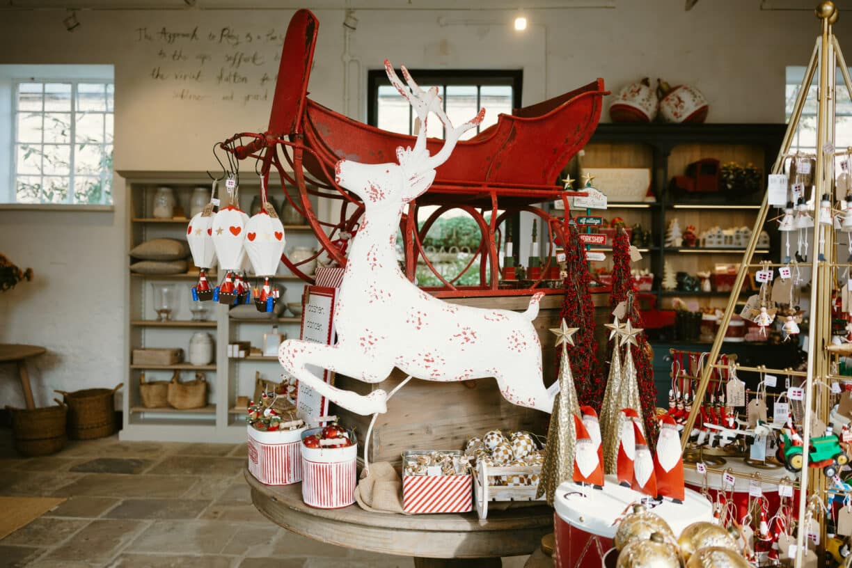 Christmas Shopping Evening in the Coach House Shop at Raby Castle Park and Gardens