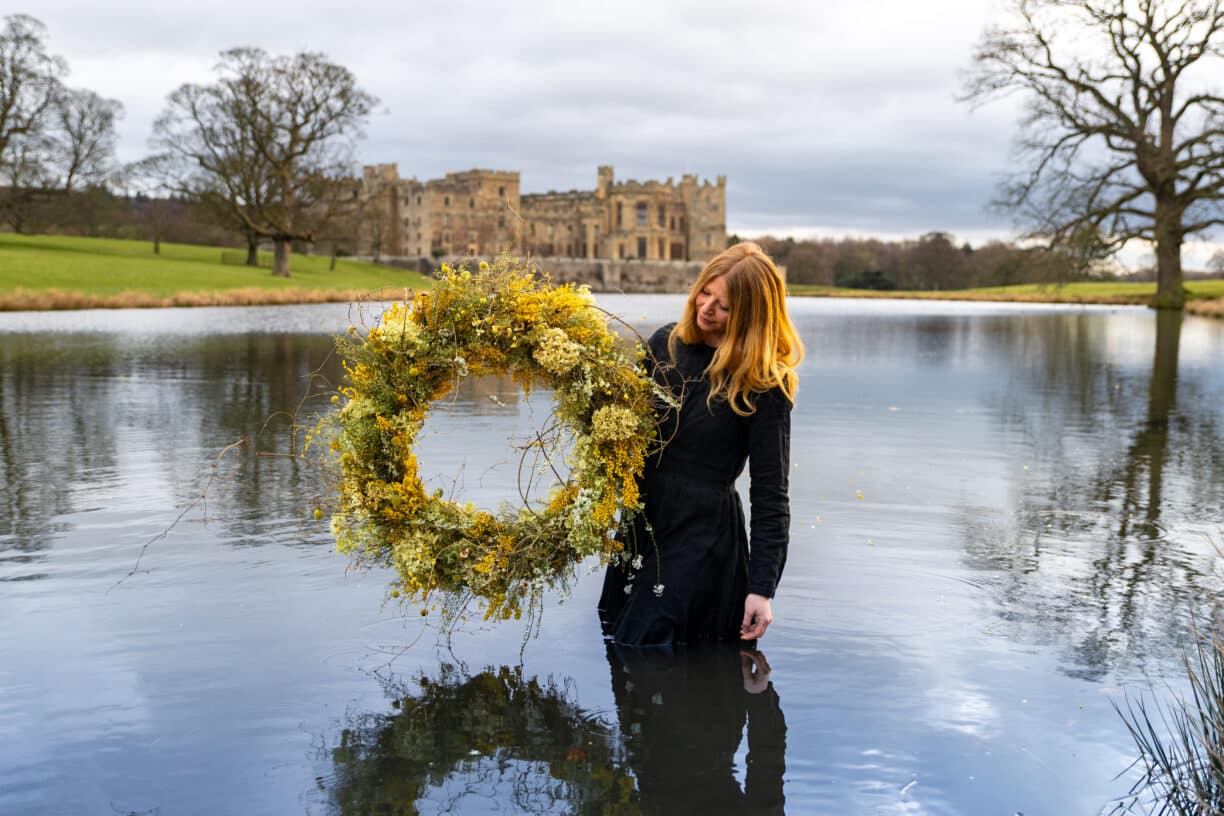 Castle in bloom at raby castle park and gardens